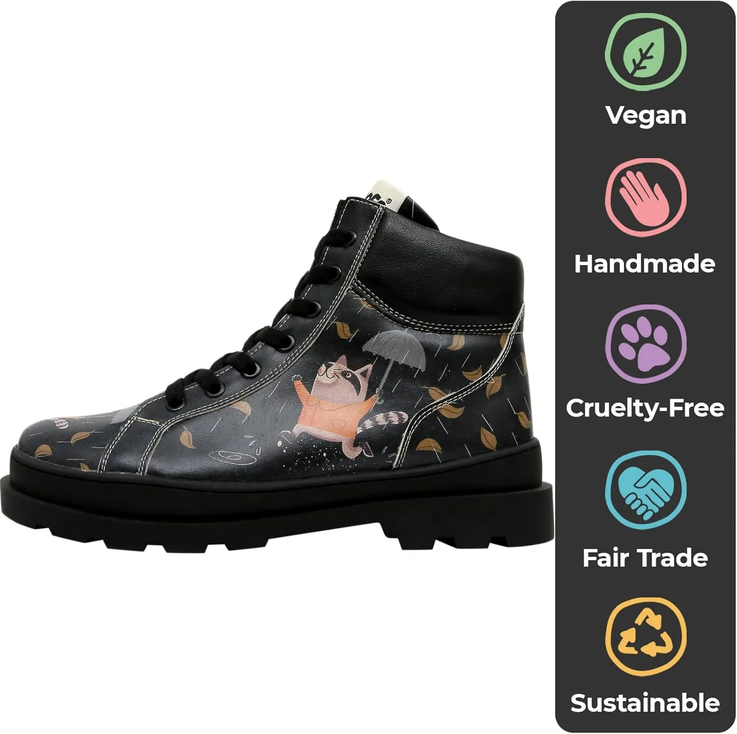 Ankle Boots for Women - Vegan Leather and Handmade Women Booties and Ankle Boots,