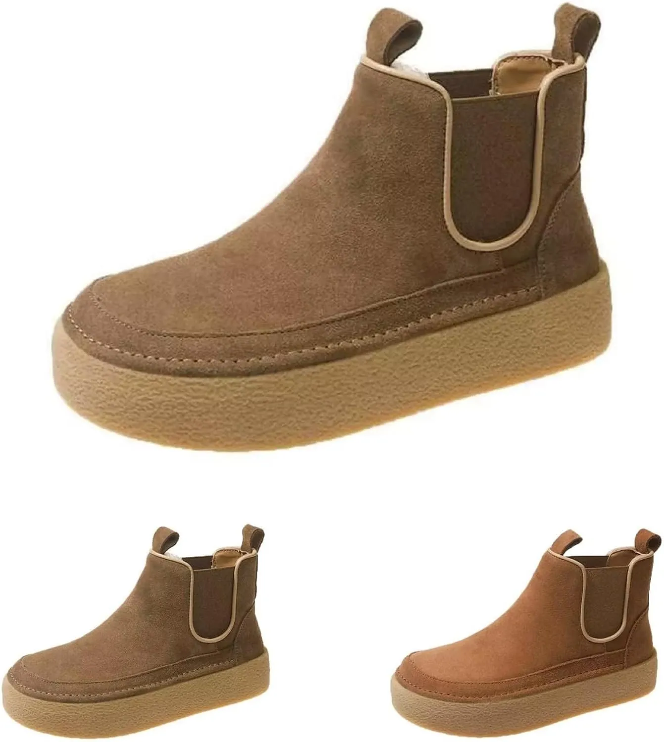 Ankle Cowboy Boots for Women Botas Mujer Heels Boots Leather Wedge Boots for Women Mens Black Round toe Ankle High Western Boots Wide Width Dress Booties for Women Plus Size