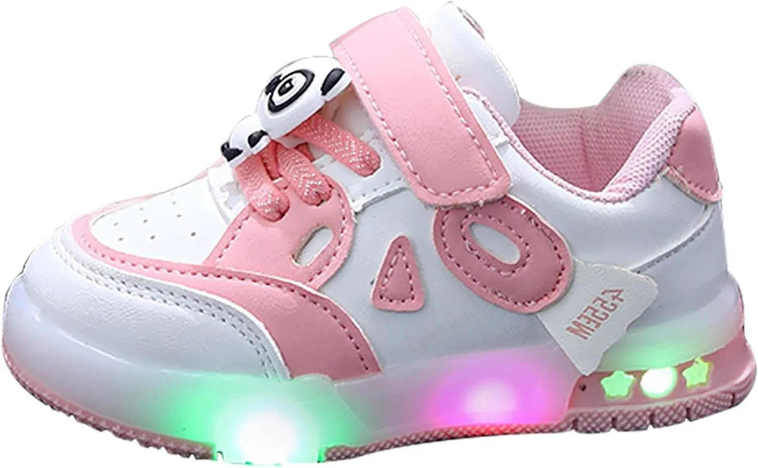 Baby Boys Girls Glitter Sneakers Flat Non Slip First Walking Sport Shoes Toddler Lightweight Sequins No Lace Sneakers