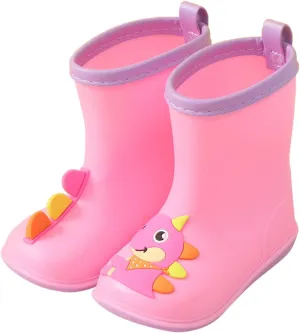 Babys Rain Boots Children Waterproof Shoes Rain Boots for Kids Girls Dinosaur Rain Boots for Boys Toddler