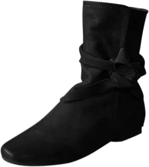 Black Booties Black Work Boots Women Denim Cowboy Boots Chelsea Rain Boots Royal Blue Ankle Boots for Women Sexy High Heel Peep toe Booties Womens Ankle Booties Lace Up