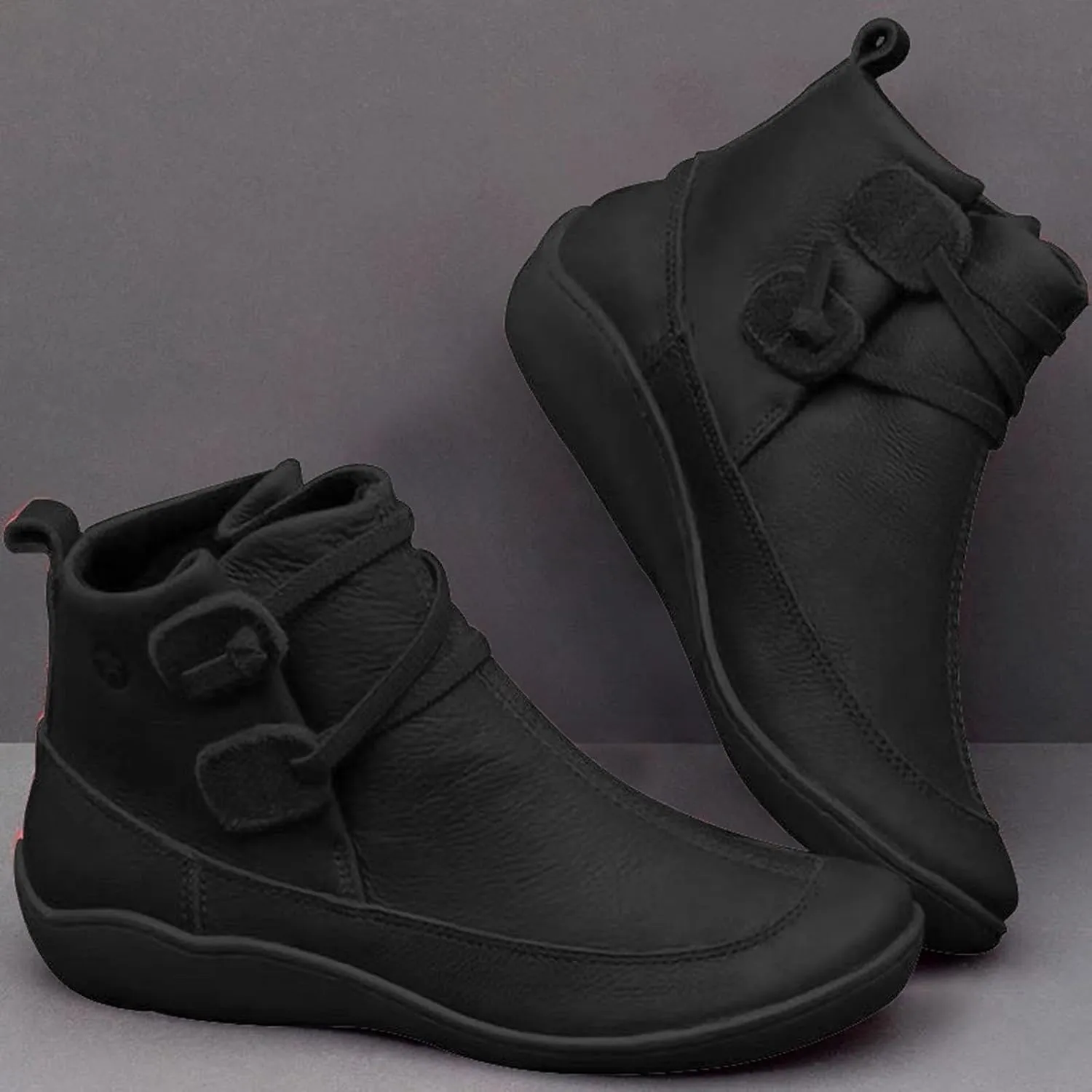 Combat Boots Womens Ankle Ankle Booties for Women Dressy Womens Fashion Boots Fall Work Boot Shoe Laces Men Fashion Round Toe Lug Sole Low Heel Chelsea Fashion