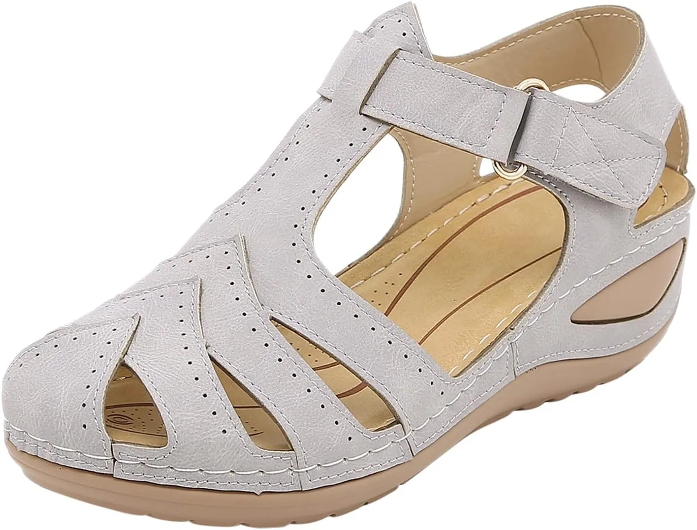 Comfortable Summer Shoes Beach Fashion Wedges Toe Breathable Sandals Women's Women High Sandals