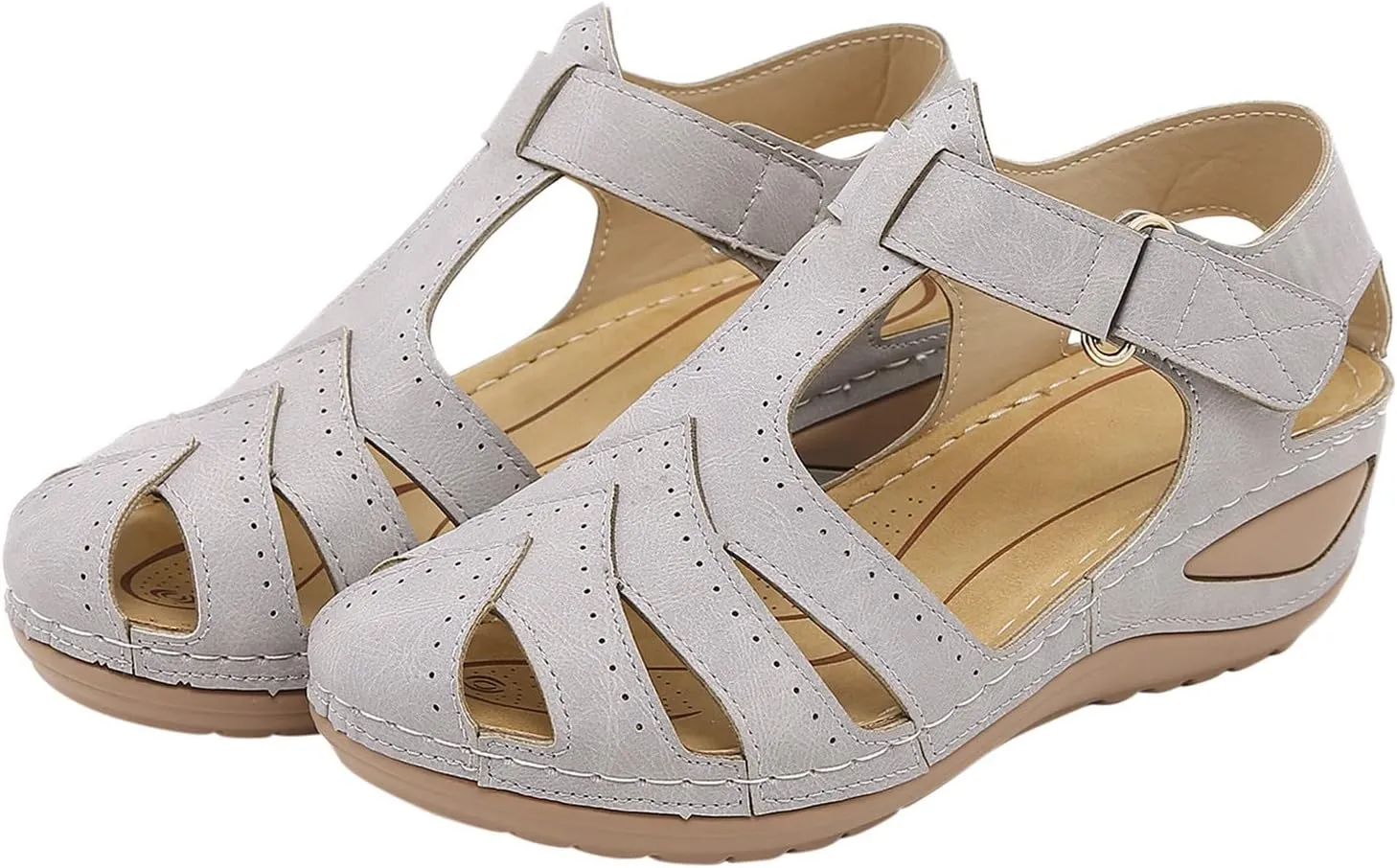 Comfortable Summer Shoes Beach Fashion Wedges Toe Breathable Sandals Women's Women High Sandals