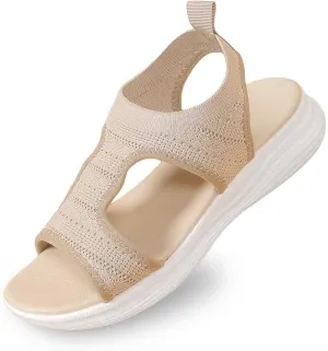Dress Sandals For Women Sparkly Summer Shoes Women With Back Strap Fashion Gladiator Flat Sandals