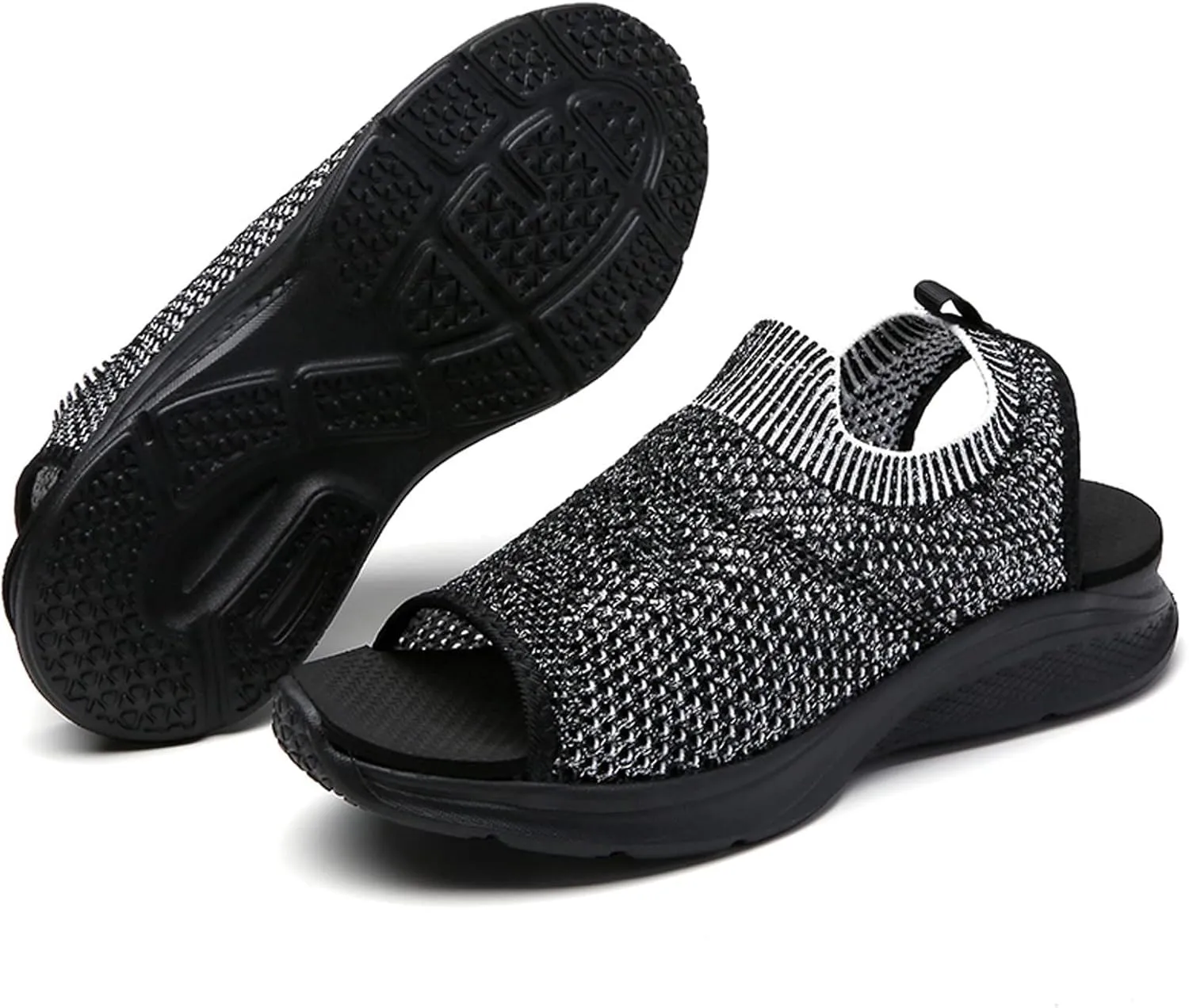 Fashion Mesh Women Breathable Wedges Beach Comfortable Summer Toe Sandals Shoes Sport Women's Sandals