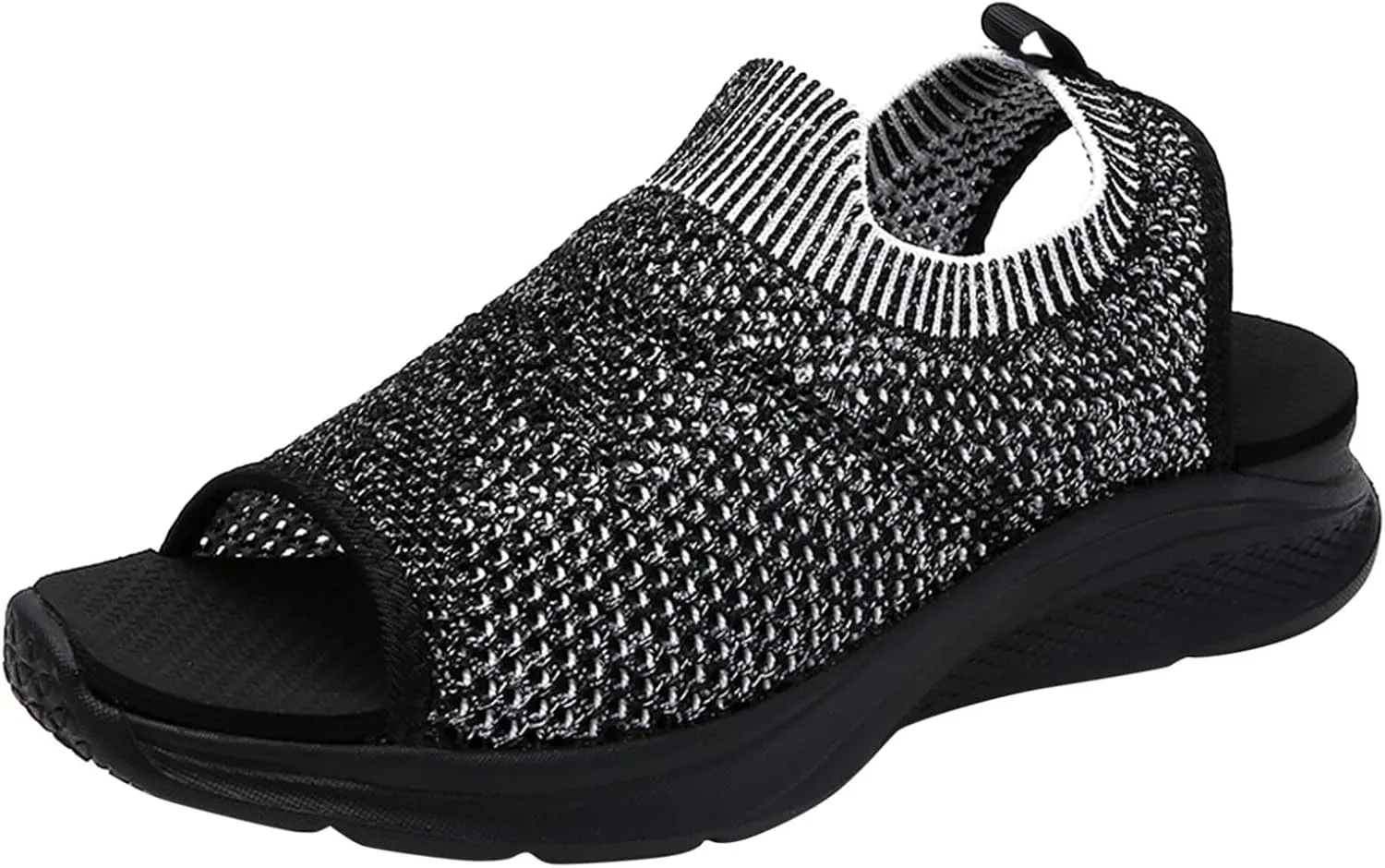 Fashion Mesh Women Breathable Wedges Beach Comfortable Summer Toe Sandals Shoes Sport Women's Sandals
