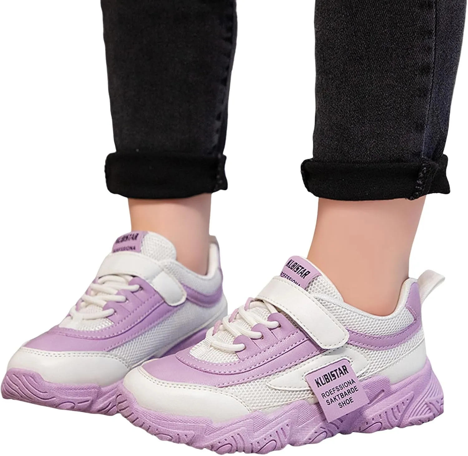 Girls Sneakers Toddler Sneakers Walking Shoes Boys Girls Toddler Tennis Shoes Lightweight Brethable Kids Slip On Shoe
