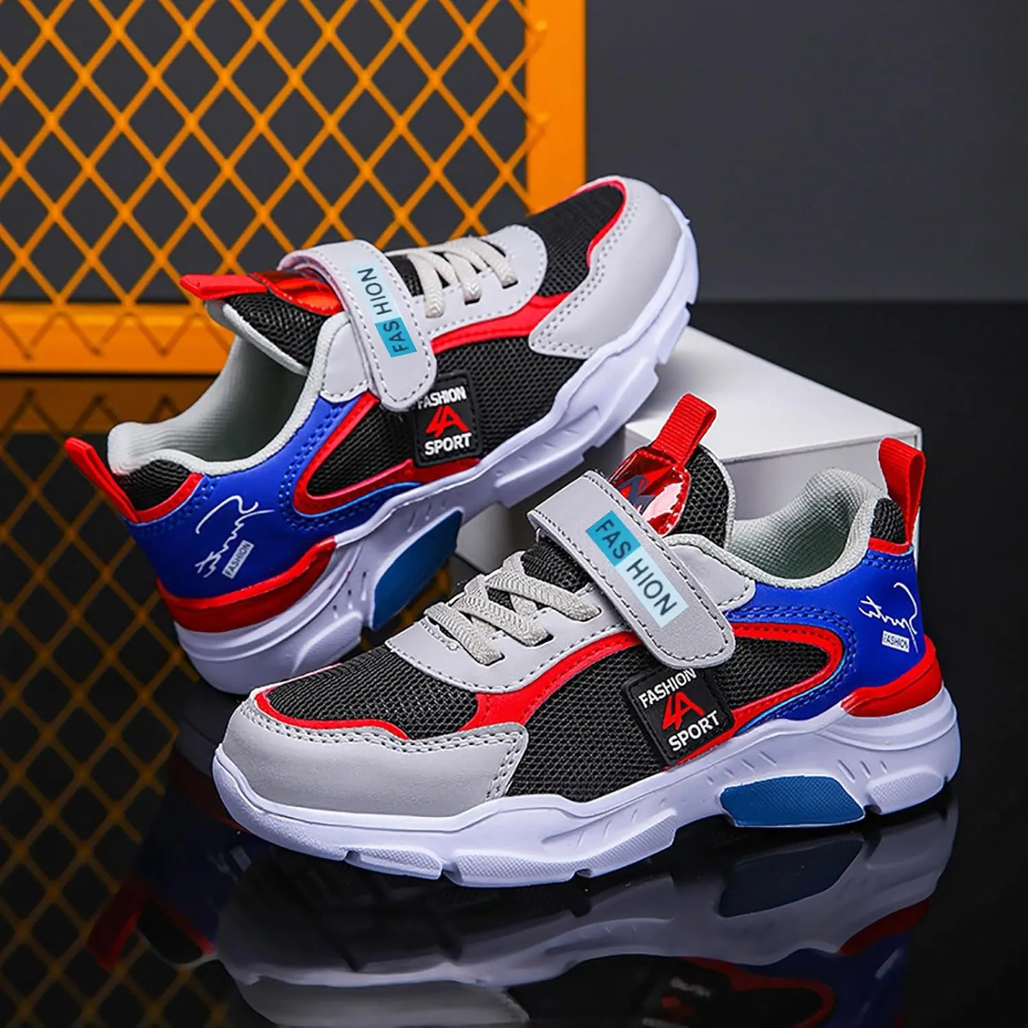 Girls Sneakers Toddler Sneakers Walking Shoes Boys Girls Toddler Tennis Shoes Lightweight Brethable Slip On Sneakers