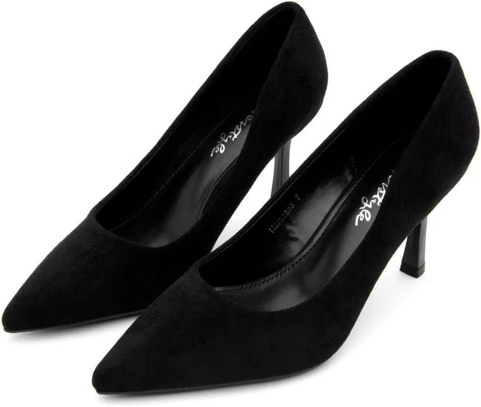 Herstyle Women's 3 Inch Stiletto Pumps ?C Comfortable Classic Pointed Closed Toe High Heels for Women, Fashionable Dressy Elegant Work Office Wedding Shoes