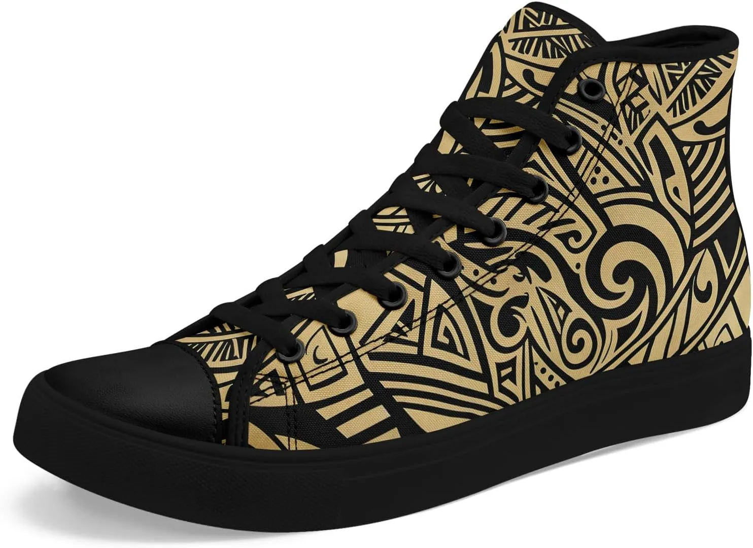 High Top Sneakers for Women Men Canvas Shoes Lightweight Printed Lace Up Fashion Casual Walking Shoes Street Footwear