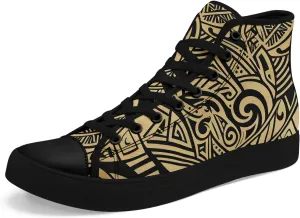 High Top Sneakers for Women Men Canvas Shoes Lightweight Printed Lace Up Fashion Casual Walking Shoes Street Footwear