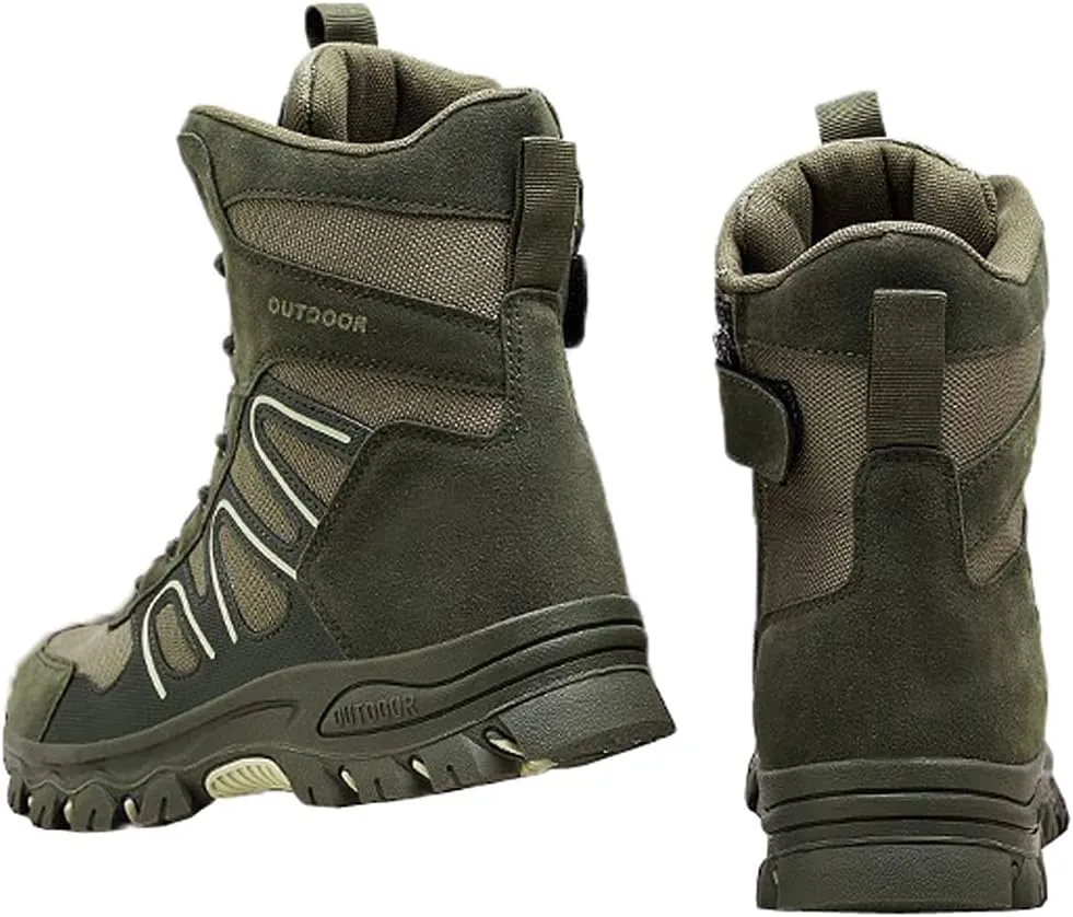 hongrenamz Walking Boots Mens Hiking Trekking Shoes Lightweight Outdoor Boots