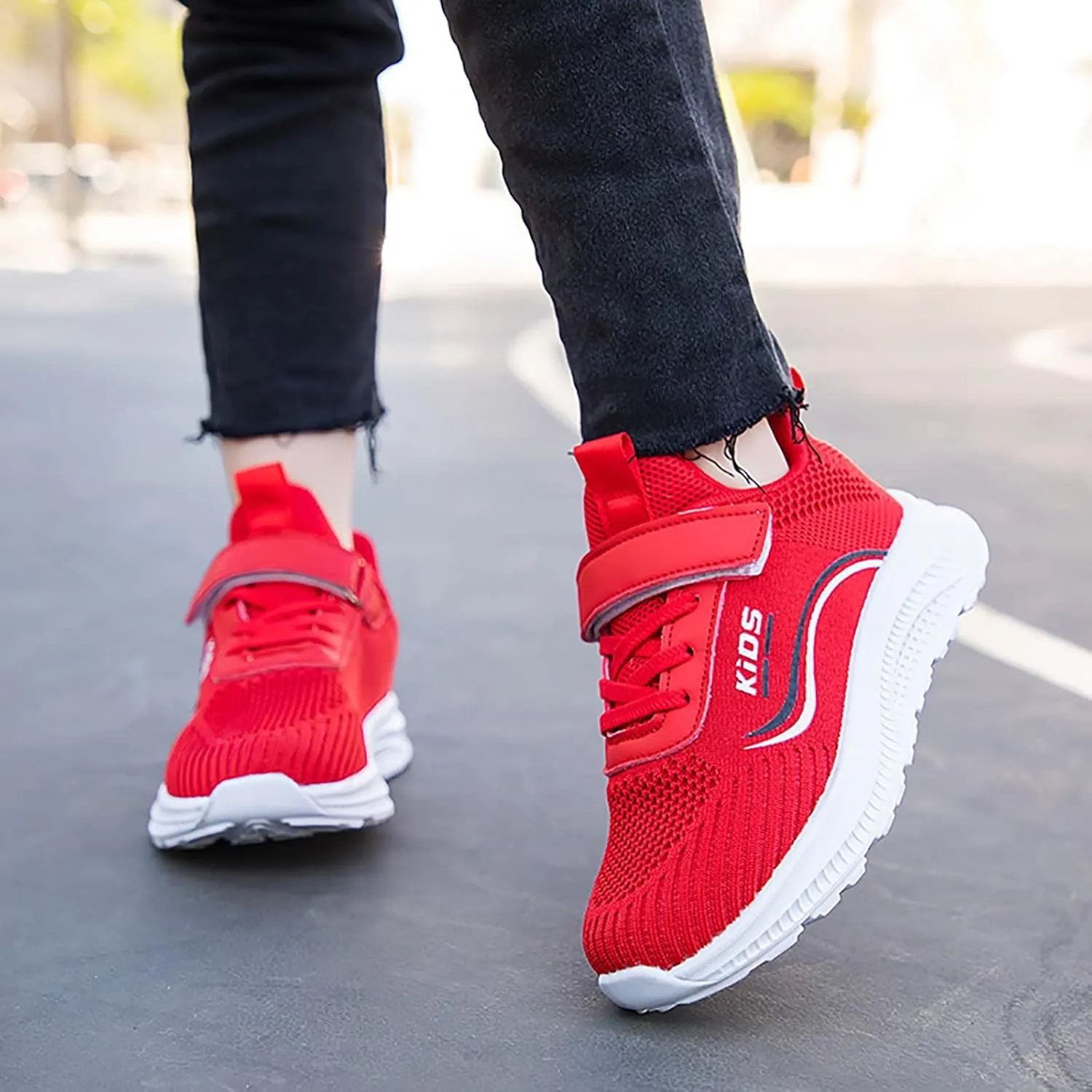 IWIHMIV Boys Shoes Breathable Boys Tennis Running Shoes Shoes Kids Lightweight Athletic Outdoor Running Shoes
