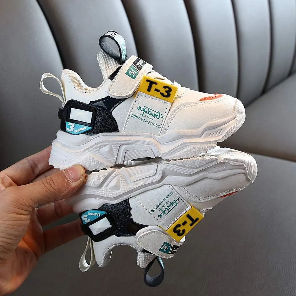 IWIHMIV Toddler Girl Running Shoes Boys Girls Shoes Tennis Running Lightweight Breathable for Kids Walking Shoes