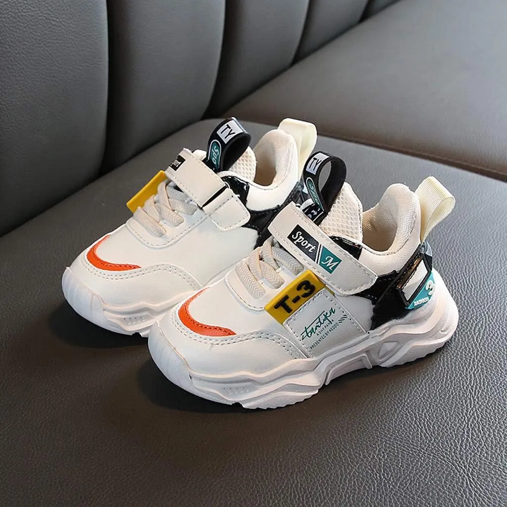 IWIHMIV Toddler Girl Running Shoes Boys Girls Shoes Tennis Running Lightweight Breathable for Kids Walking Shoes