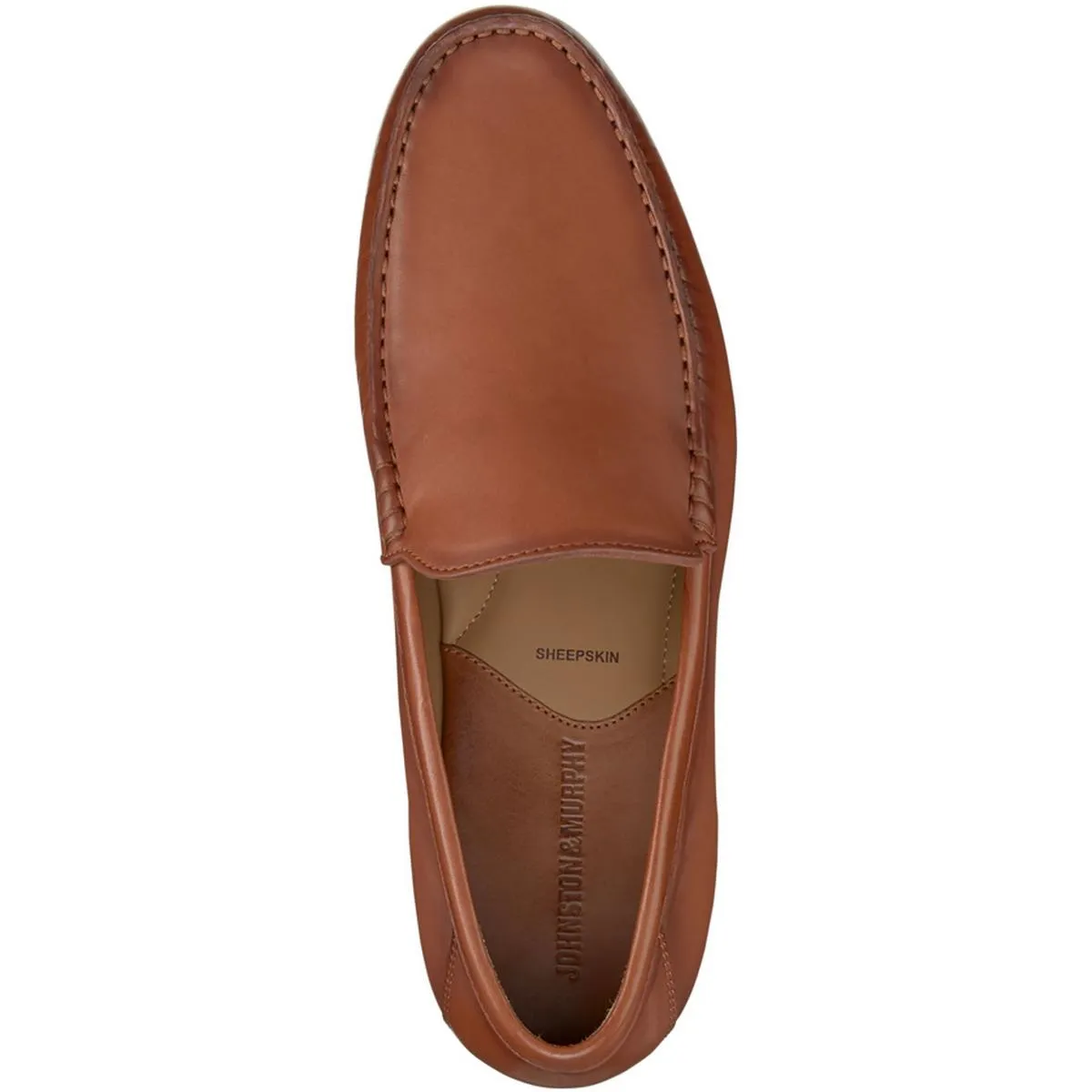 Johnston & Murphy Mens Hawkins Leather Venetian Loafers
