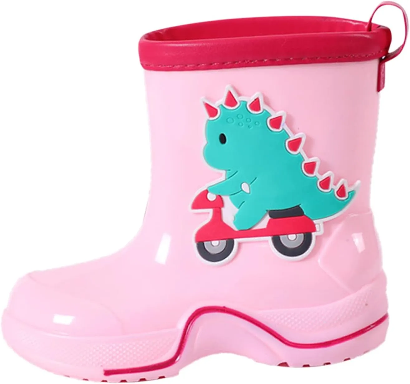 Kids Baby Cartoon Shoes Reto Classic Children Rainboots PVC Rubber Children Water Little Girls Insulated Rubber