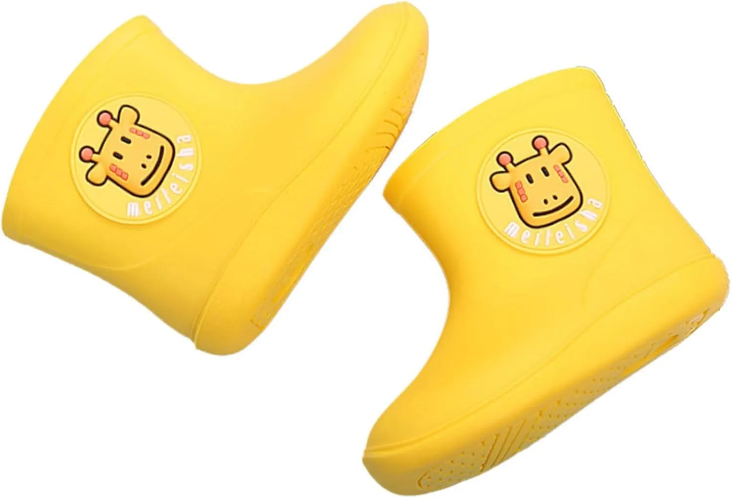 Kids Rain Boots Boys Girls Waterproof Ankle Boots Easy-on Outdoor Rain Boot Unisex-Child Slip On Mud Boots