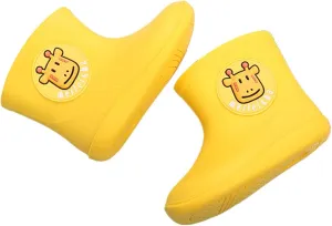 Kids Rain Boots Boys Girls Waterproof Ankle Boots Easy-on Outdoor Rain Boot Unisex-Child Slip On Mud Boots