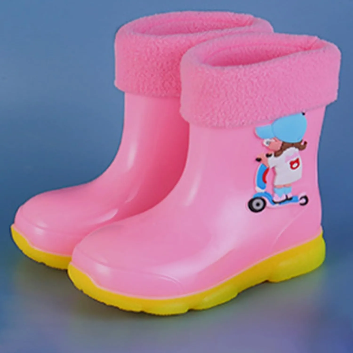 Kids Rain Boots Non Slip Water Shoes Classic Rainboots Non Rain Boots For Kid Rain Boots Toddlers Kids Boots Girls