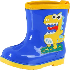 Kids Rain Boots Toddler Cute Animal Dinosaur Printed Waterproo?? Rubber Non-Slip Rainboots Shoes Rainboots Toddler