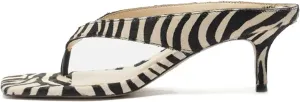 Kitten Heeled Sandals for Women Slip On Square Clip Toe Flip Flips Low Heel Pumps Comfortable Thong Slide Shoes Dressy Slippers