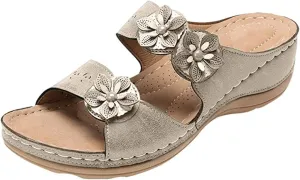 Ladmiple Dress Sandals For Women Orthotic Dressy Summer Comfortable Arch Support Orthopedic Flip Flops Cute Walking Slides