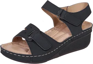 Ladmiple Orthopedic Sandals For Women Plantar Fasciitis Arch Heel Support Dressy Casual Summer Slip On Orthotic Flip Flops