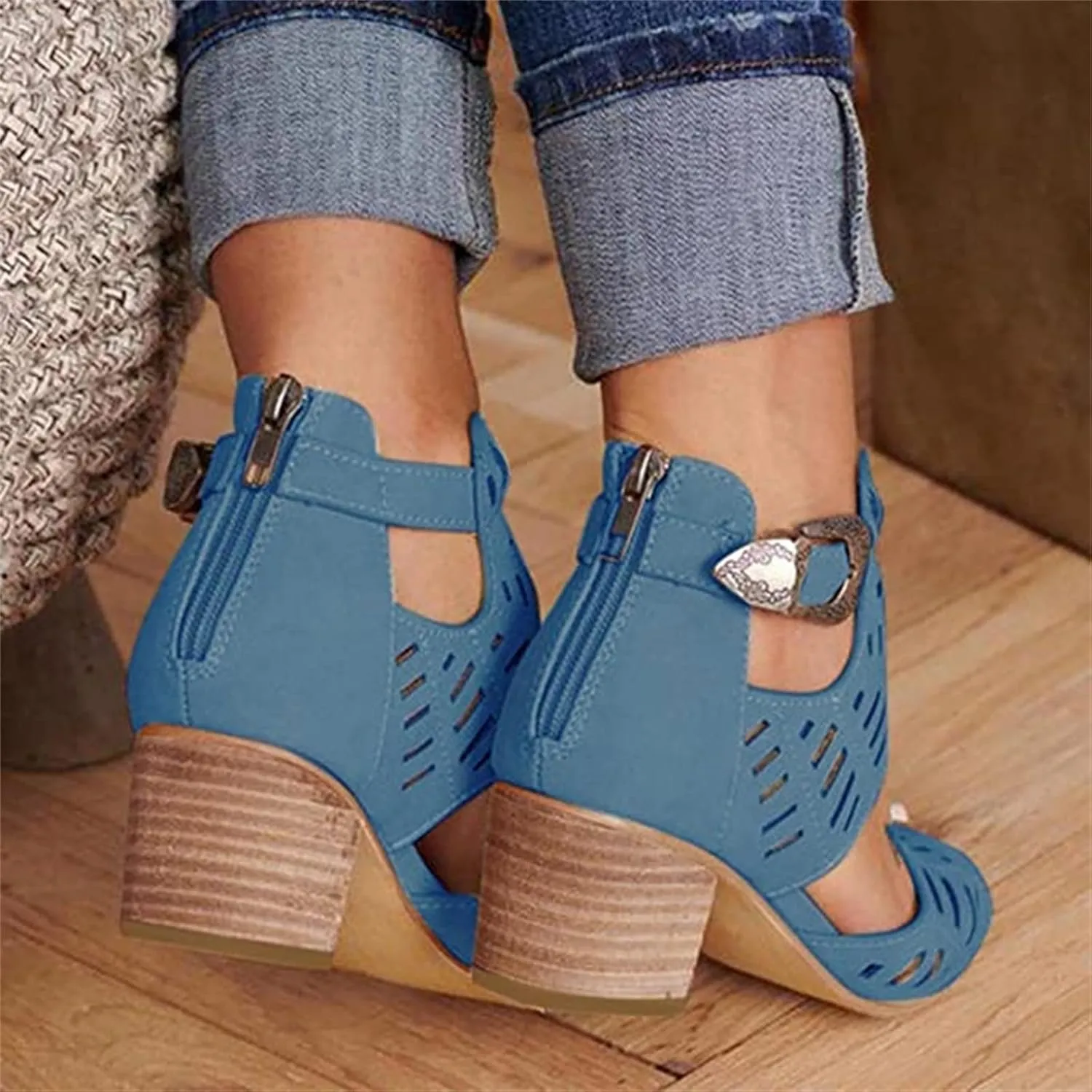 Ladmiple Sandals for Women Wedge,Womens 2023 Comfy Slip-On Sandal Casual Summer Beach Shoes Open Toe Espadrille Platform