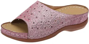 Ladmiple Sandals Women Fashion Dressy Summer Arch Support Orthopedic Slides Plantar Fasciitis Comfort Orthotic Flip Flops