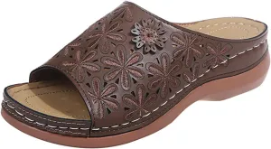 Ladmiple Womens Sandals Dressy 2023 Comfortable Summer Flip Flops Arch Support Beach Roman Open Toe Orthopedic Sandals