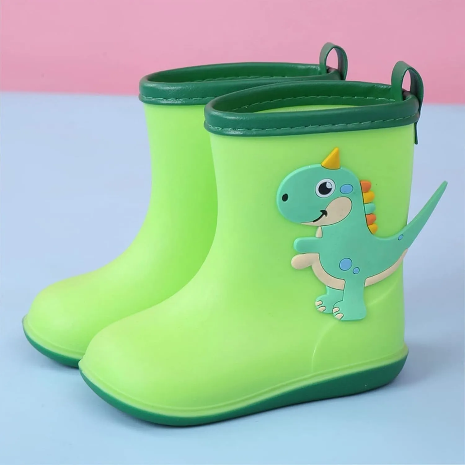 Little Toddler Rain Boots For Boys & Girls Waterproo?? Lightweight Flexible Rubber Toddler Rain Boots With Traction