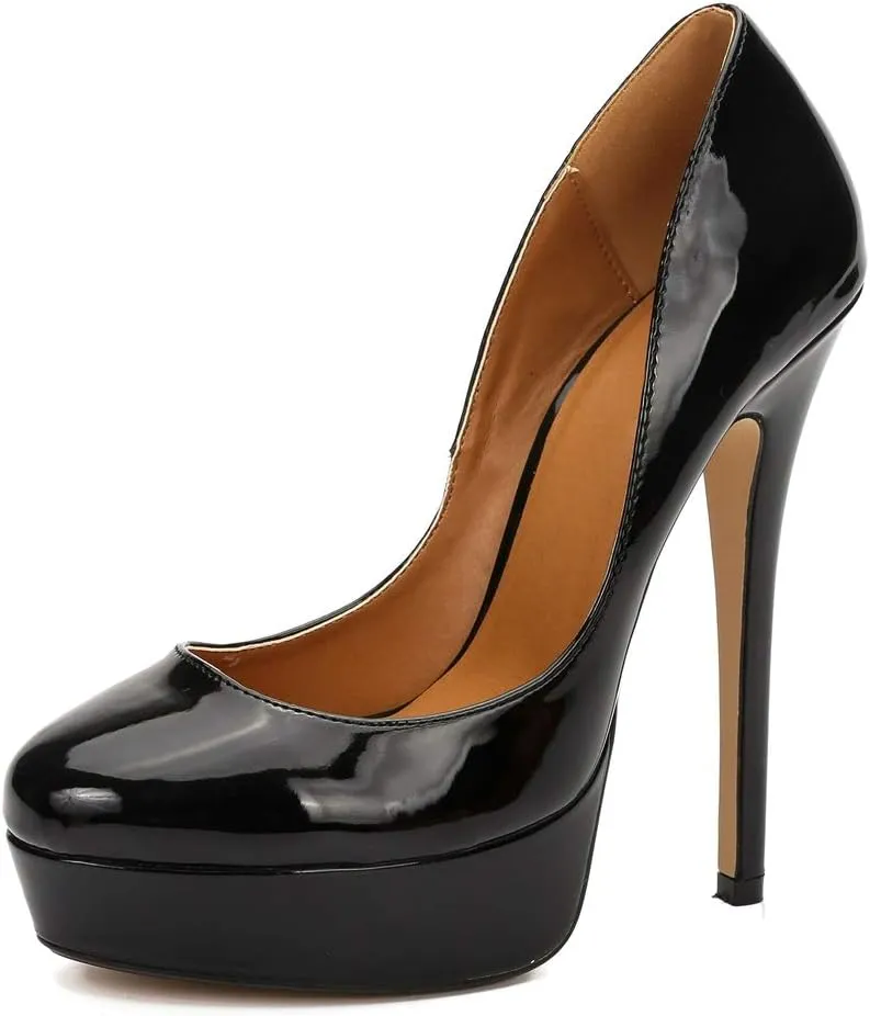 MAIERNISI JESSI Unisex Men's Women's Flatform High Heels Peep Toe Stiletto Pumps