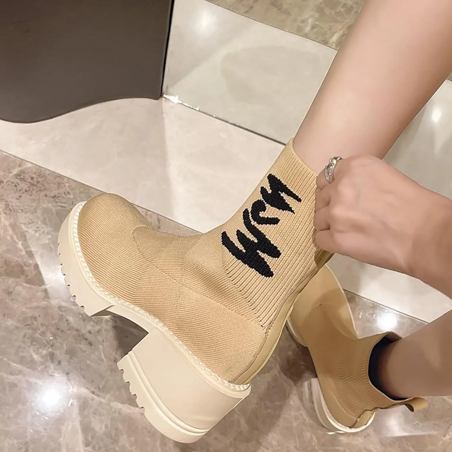 Men Ankle Boots White Booties Womens Wide Width Boots Chunky Brown Boots Black Ankle Boots for Women Chunky Heel Wide Width Women Ankle Boots No Heel
