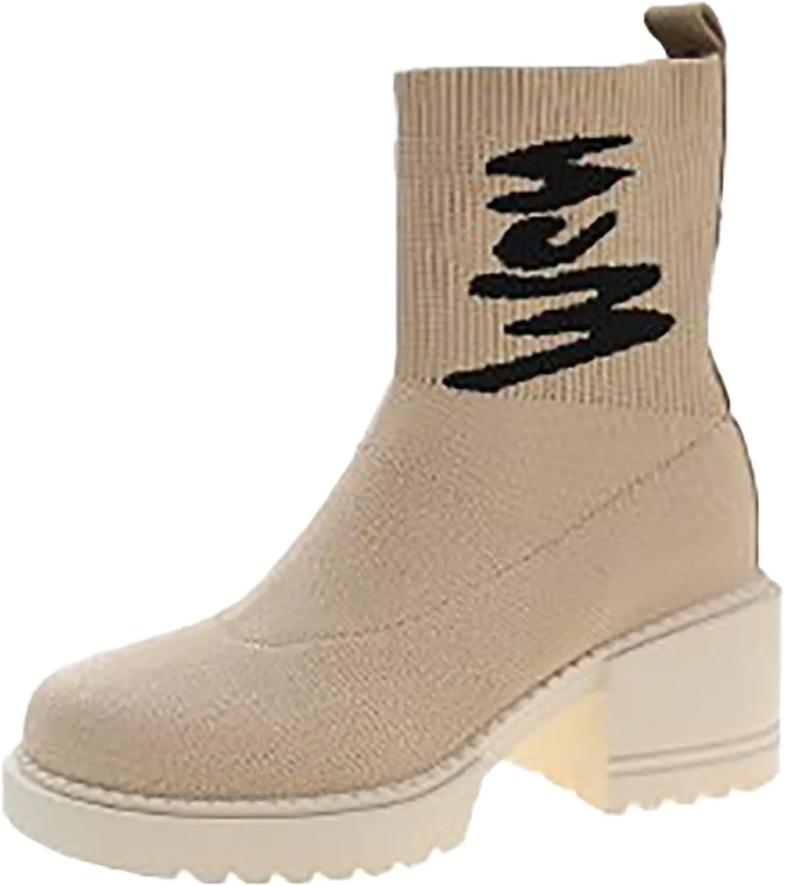 Men Ankle Boots White Booties Womens Wide Width Boots Chunky Brown Boots Black Ankle Boots for Women Chunky Heel Wide Width Women Ankle Boots No Heel