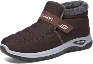 Men Snow Boots Fashion New Pattern Autumn And Winter Thickened Warm Comfortable Casual Slip On Mens Zip up Snow Boots