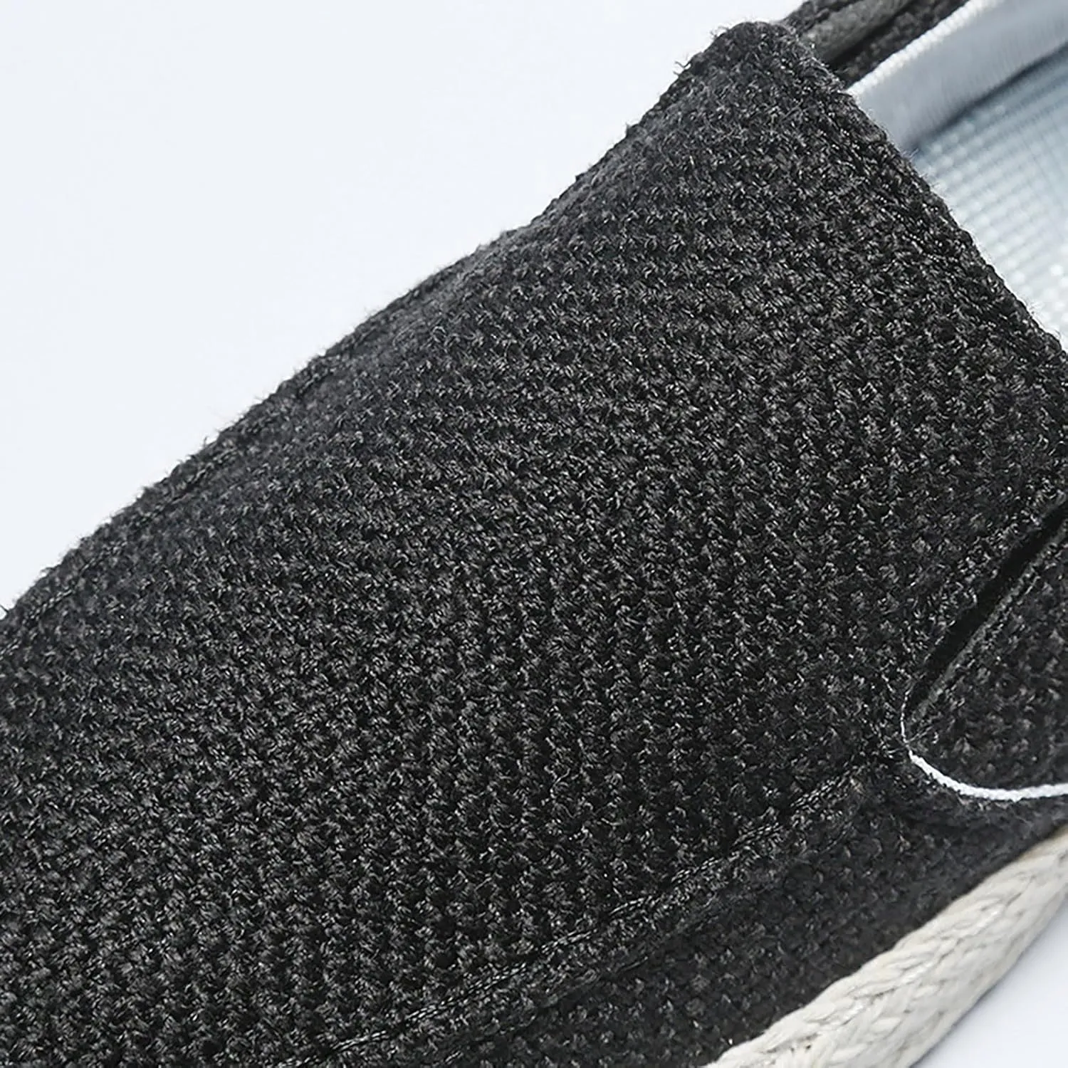 Men's Fashion Canvas Loafer Casual Cloth Shoes Canvas Slip-on Loafers Espadrille Walking Sneakers Moccasins Boat Shoes Lightweight Comfortable Walking Shoes