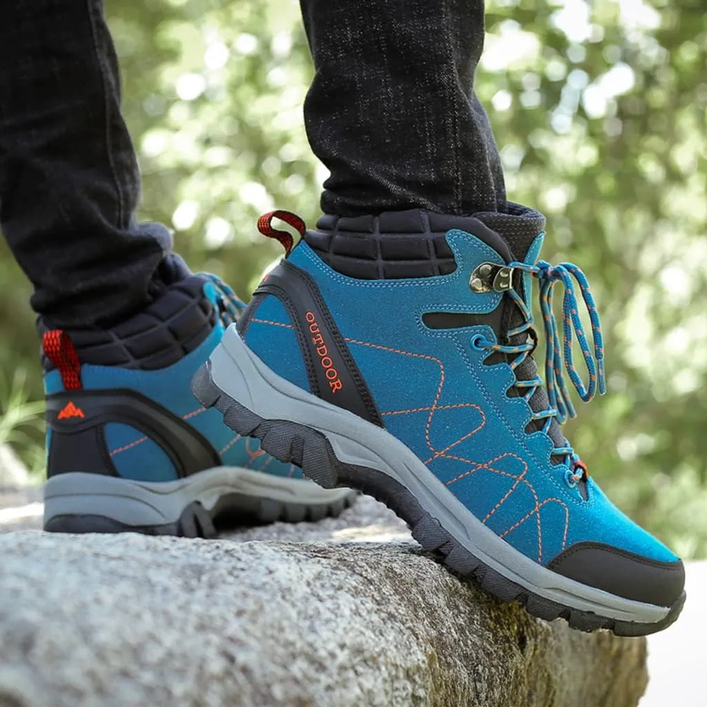 Men's Hiking Shoes Waterproof Anti Slip Hiking Boots Outdoor Lightweight Trekking Sneakers