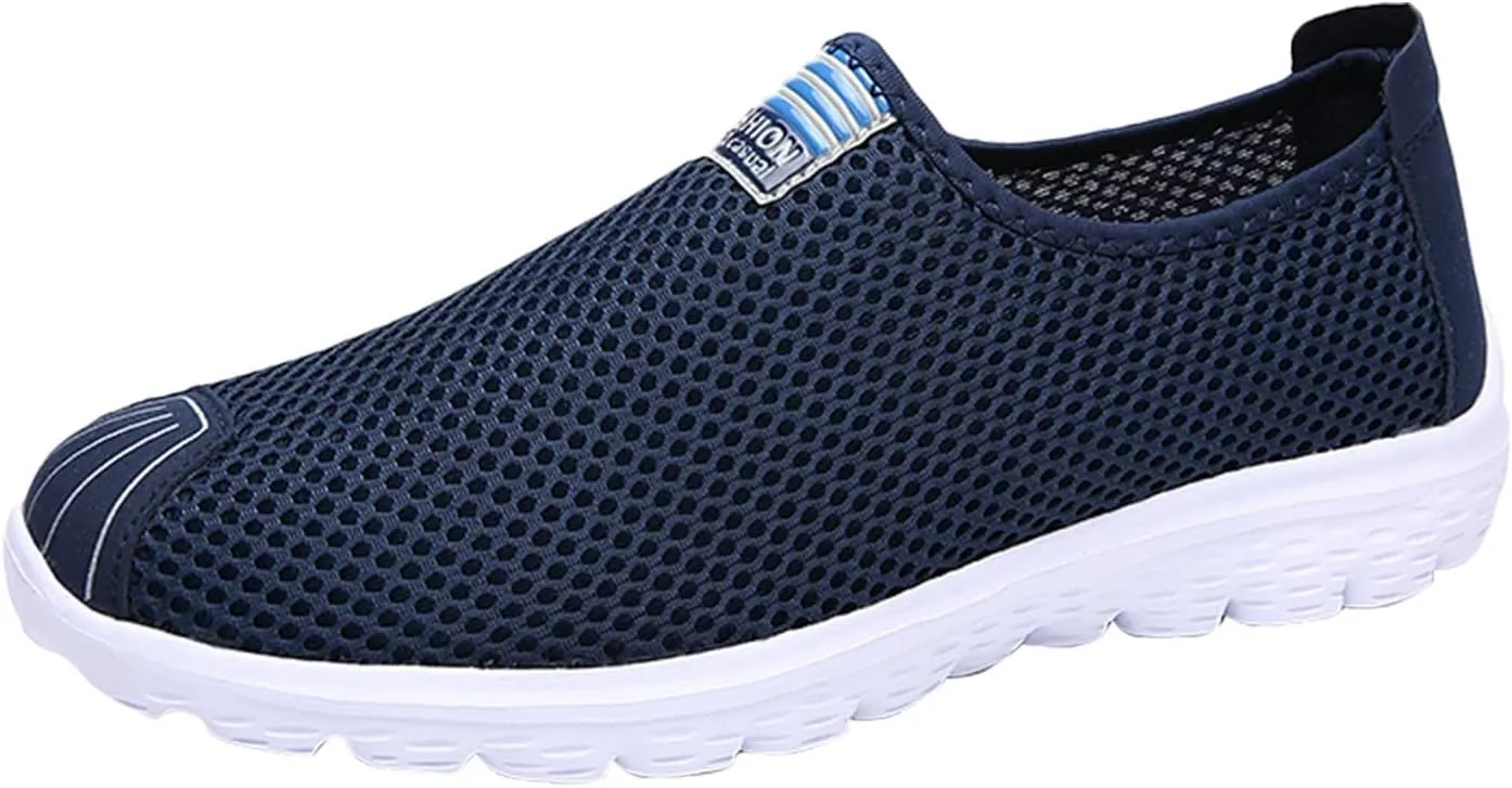 Men's Shoes Mens Tennis Shoes Tennis Shoe for Men Slip on Shoe for Men Running Trail Mesh Sneaker