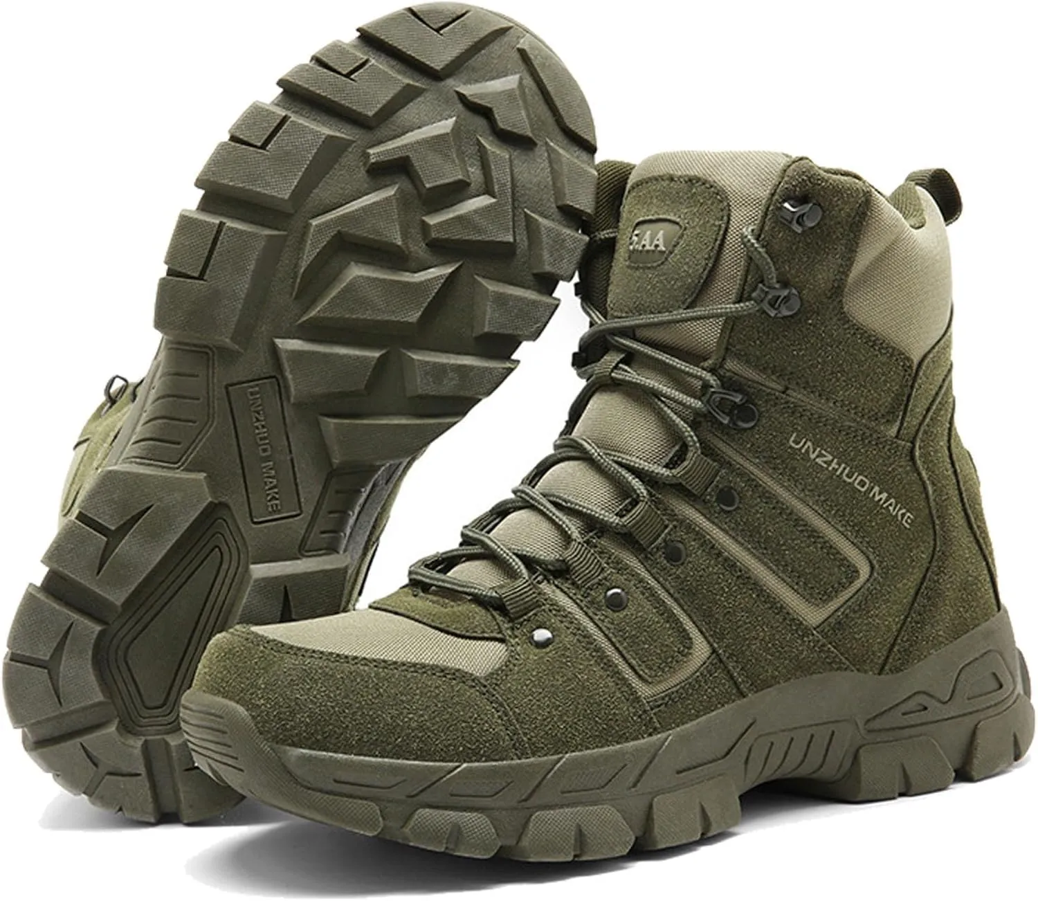 Men's Tactical Boots Lightweight Hiking Boots Water-resistant Military Army Boots Ankle Duty Hunting Boots