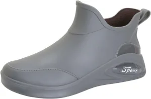 Men's Waterproof Rain Short Boots Garden Boots Ankle Rain Boots Garden Shoes Rain Outdoor Boots Fishing Shoes