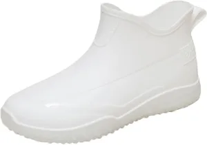 Men's Waterproof Rain Short Boots Garden Boots Ankle Rain Boots Garden Shoes Rain Outdoor Walking Boots