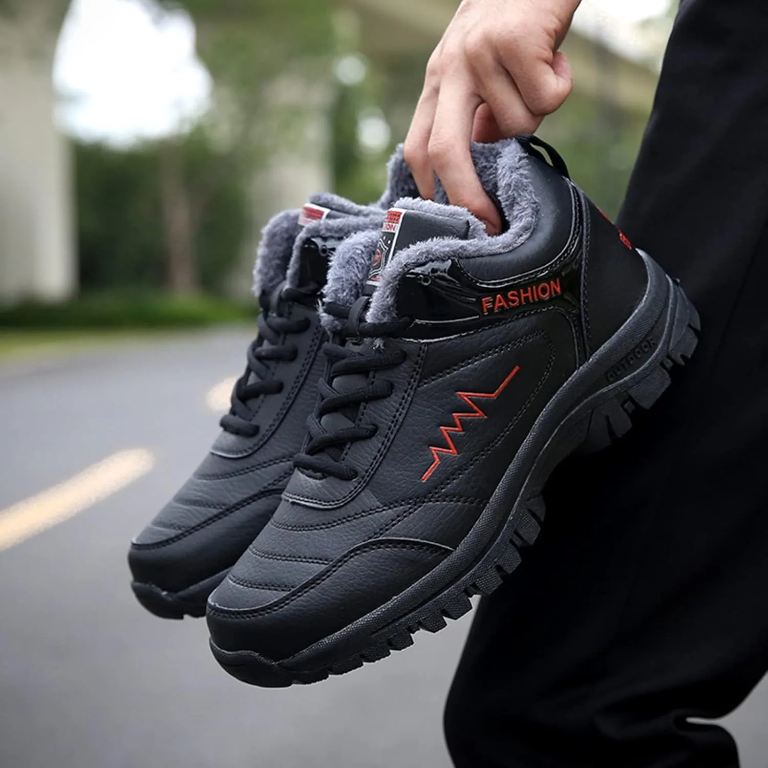 Mens Winter Boots, Waterproof Hiking Boots Work Insulated Boots Winter Work Boots for Men Women's Winter Boots