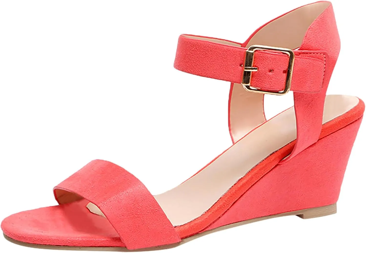 Orthopedic Wedge Sandals for Women 2025, Womens Summer Sandal Ladies Platform Wedges Heels Comfortable Dress Shoes for Beach Vacation Wedding with Adjustable Buckle Ankle Strap
