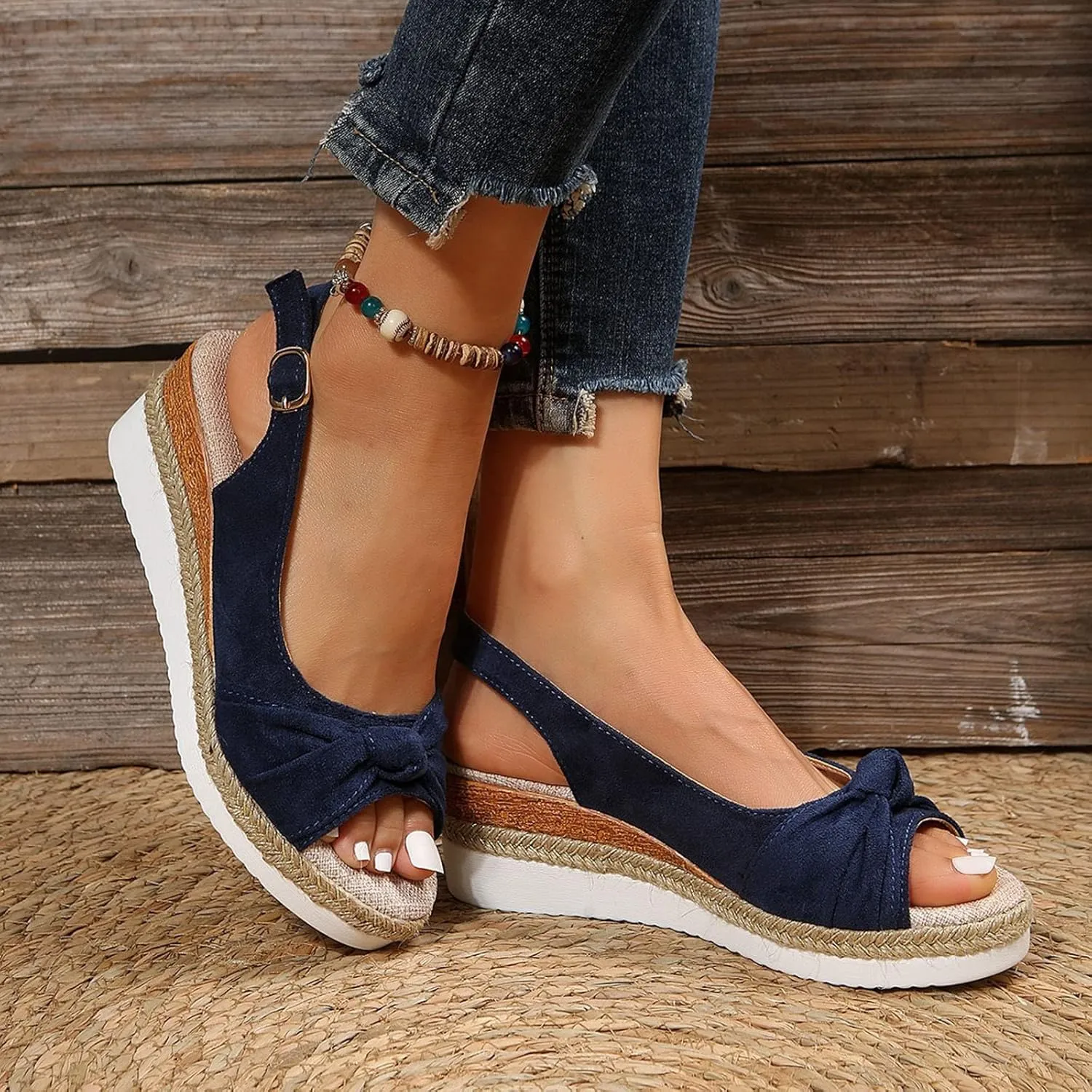 Orthopedic Wedge Sandals for Women Dressy Summer Comfortable Walking 2025 New Flat Open Toe Platform Casual Flip Flops Arch Support Breathable Silppers Beach Slip on Shoes