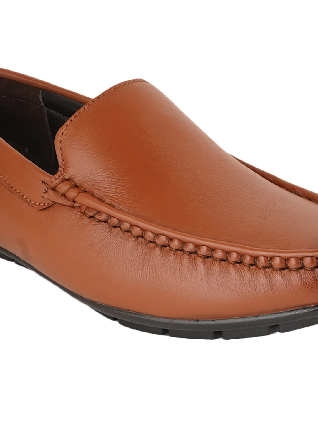 Pelle Albero Tan Mens Loafers