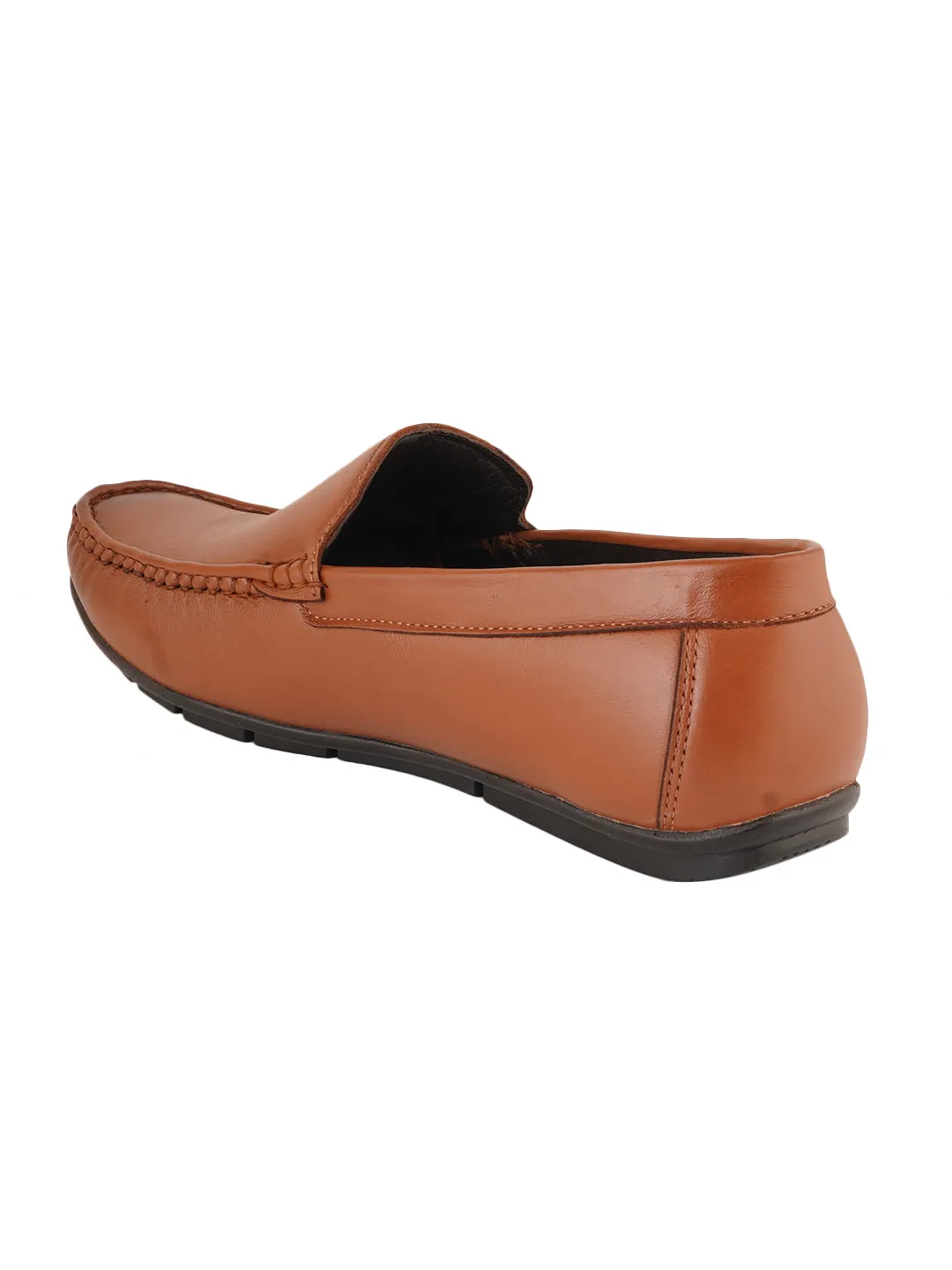 Pelle Albero Tan Mens Loafers