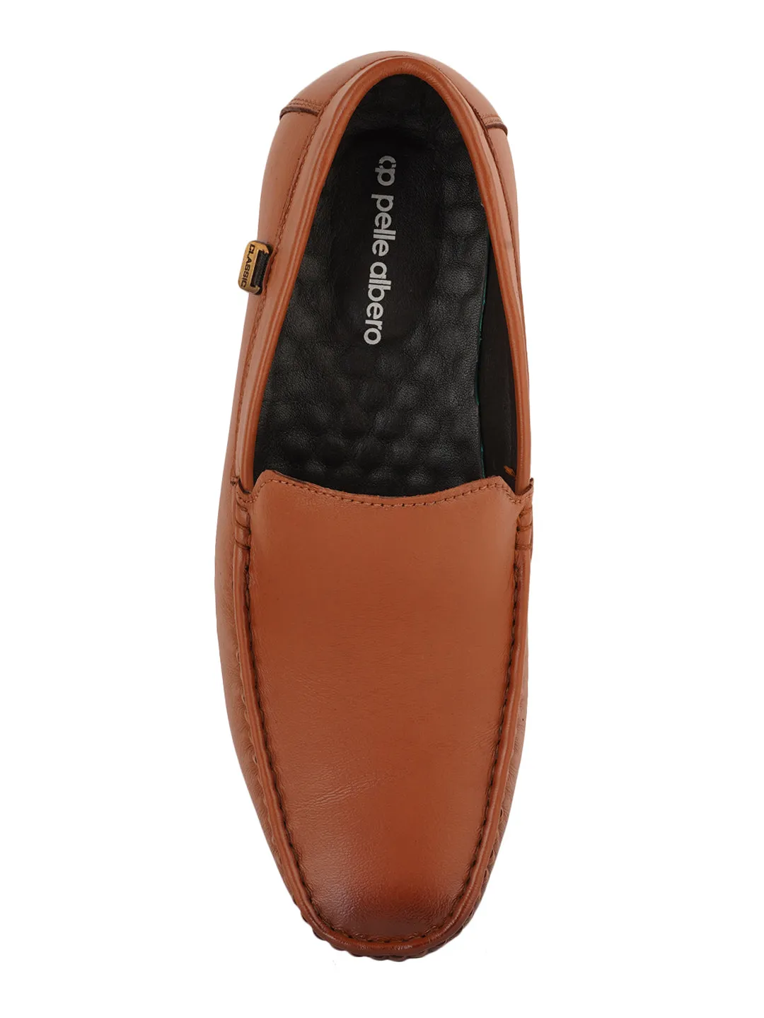 Pelle Albero Tan Mens Loafers