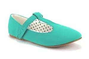QQ Girls Kids Lovely-604 Smoking T-Strap Mary Jane Flats